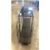 Image 2 : BLACK METAL WIRE HALL STAND WITH GLASS TOP