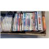 Image 2 : SONY BLU RAY PLAYER WORKING AND BOX OF DVDS
