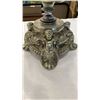 Image 2 : BRASS AND CRYSTAL ASH TRAY STAND