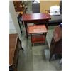 Image 1 : HALL TABLE AND PAINTED ENDTABLE