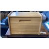 Image 2 : WHITE BOOKSHELF, BROWN BOOKSHELF AND BREAD BOX
