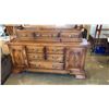 Image 2 : OAK DRESSER WITH MIRROR