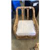 Image 8 : RATTAN COFFEE TABLE AND 2 CHAIRS