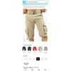 Image 2 : NEW PAIR OF FJ CARGO SHORTS SIZE 48 RETAIL $120
