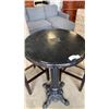 Image 2 : BAR HEIGHT TABLE WITH 2 ROPE SEAT CHAIRS