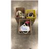Image 1 : 3 BOXES OF ESTATE GOODS, SLIDE PROJECTOR, INSULATED PITCHERS, BINDERS
