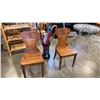 Image 1 : 2 ANTIQUE CHAIRS AND UMBRELLA STAND