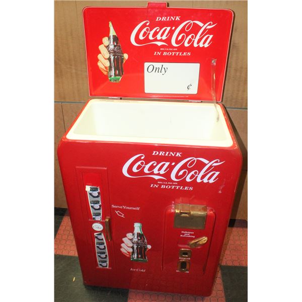 VINTAGE 1989 COCA COLA CLASSIC REACH IN COOLER