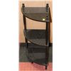 Image 1 : TRIANGLE WOODEN CORNER SHELF STAND