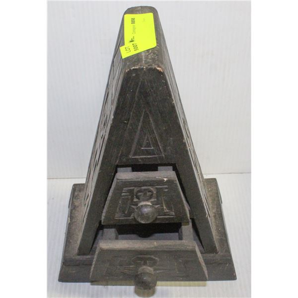 SMALL PYRAMID WITH DRAWERS 8" X 5" X 12"