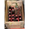 Image 1 : COCA COLA CRATE OF VINTAGE GLASS COLA BOTTLES