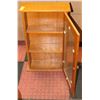 WOODEN CABINET 17" X 7" X 28"