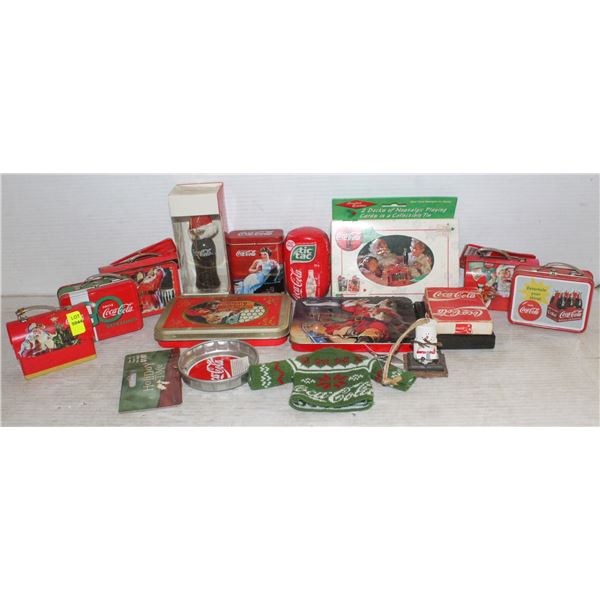 ASSORTED COCA COLA COLLECTIBLES