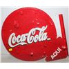Image 1 : TIN FLANGED COCA COLA SIGN