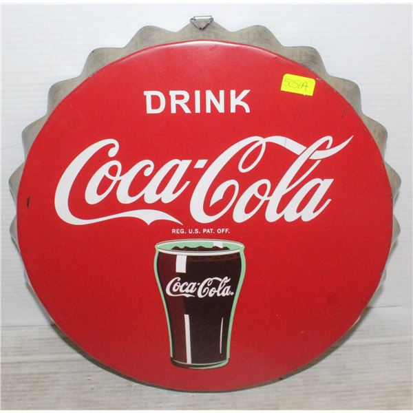 3D METAL COCA COLA BOTTLE CAP