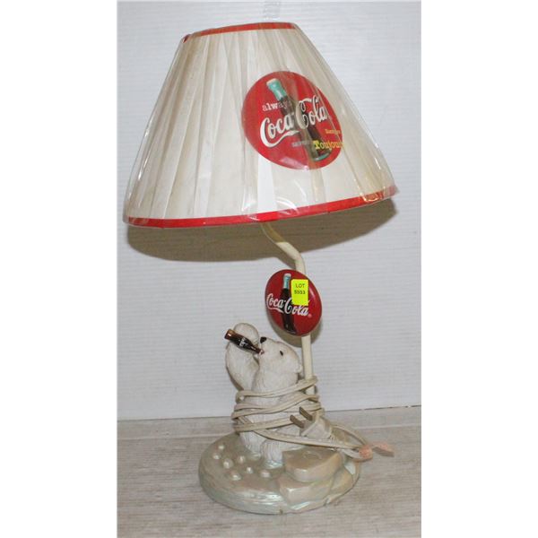 COCA COLA POLAR BEAR LAMP