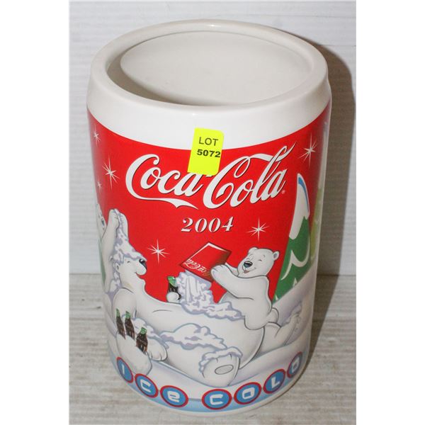 2004 COCA COLA CERAMIC POT