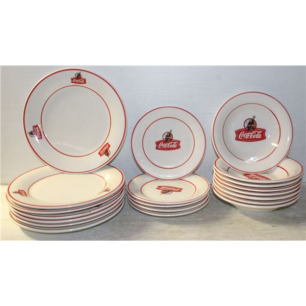 1996 COCA COLA PLATEWARE INCLUDES 8 BOWLS, 5 SMALL