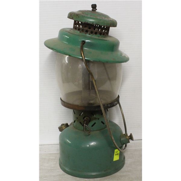 GREEN ANTIQUE LANTERN