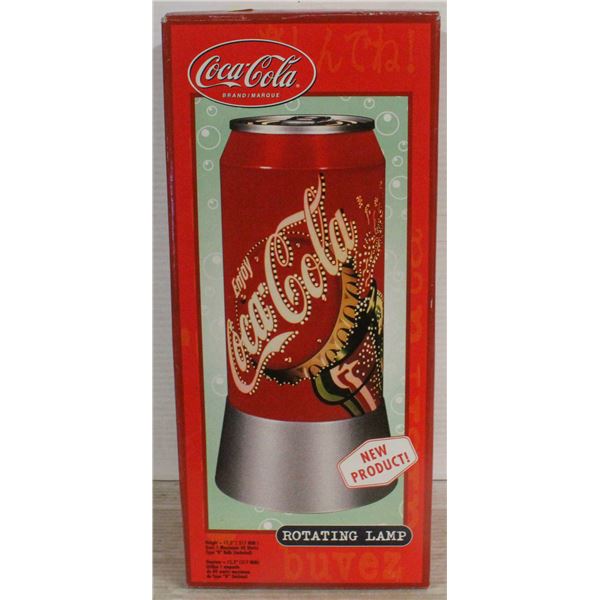 COCA COLA COLLECTIBLE ROTATING LAMP