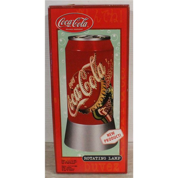 COCA COLA COLLECTIBLE ROTATING LAMP