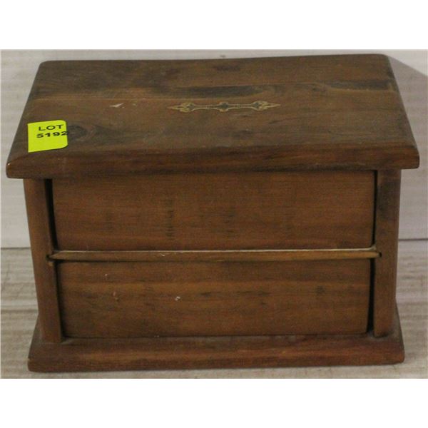 MINIATURE WOODEN 2 SHELVE DRESSER