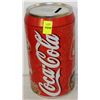 COCA COLA TIN CAN PIGGY BANK