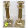 2 BRASS CANDLE STICK HOLDERS