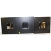 3 BLACK 10X10" SMALL SQUARE MIRRORS