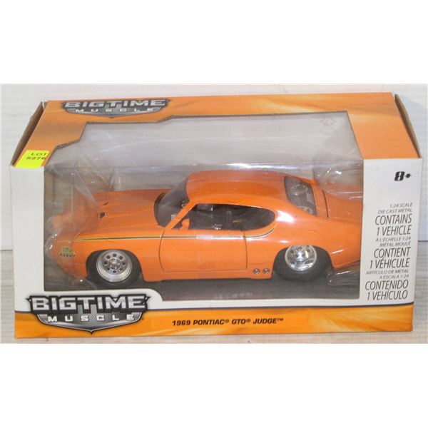 BIGTIME MUSCLE 1969 PONTIAC GTO JUDGE MODEL CAR