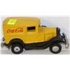 VINTAGE COCA COLA CAST IRON DELIVERY TRUCK