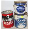 3 ASSORTED VINTAGE TIN CANS
