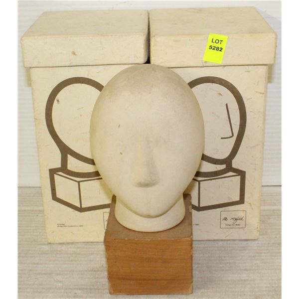 2 2003 BLANK HEAD SCULPTURES