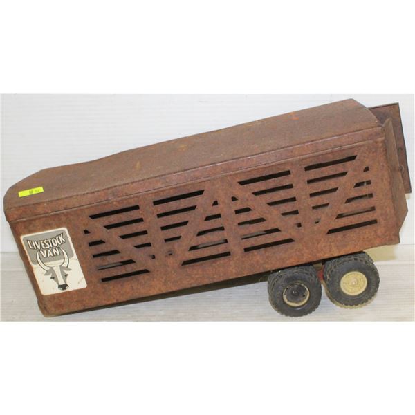 ANTIQUE MODEL LIVESTOCK VAN