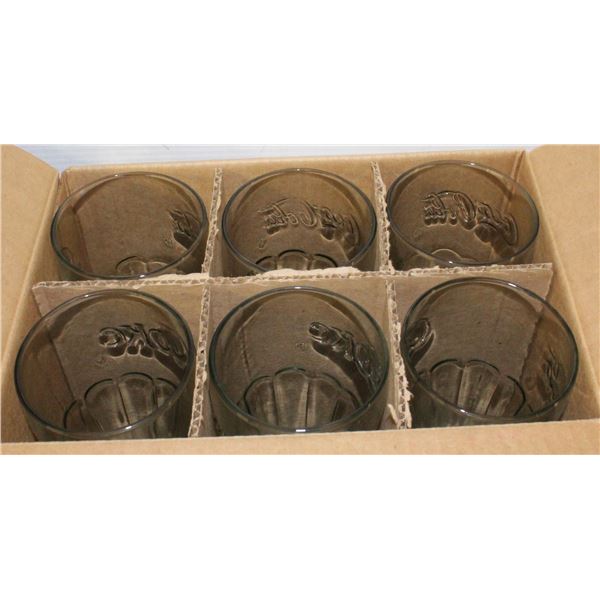 6 COLLECTIBLE COCA COLA GLASSES