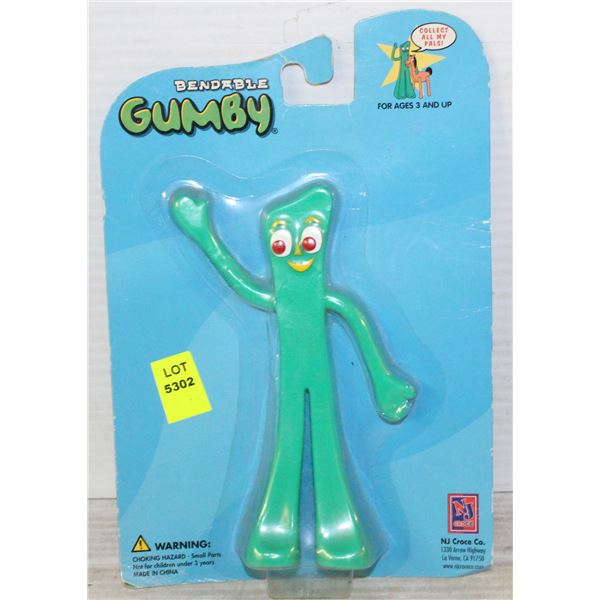 SEALED IN PACKAGE BENDABLE GUMBY