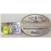 2 BELT BUCKLES COCA COLA AND BULL