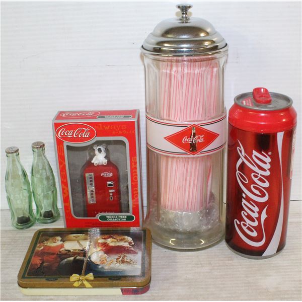 6 ASSORTED COCA COLA COLLECTIBLES