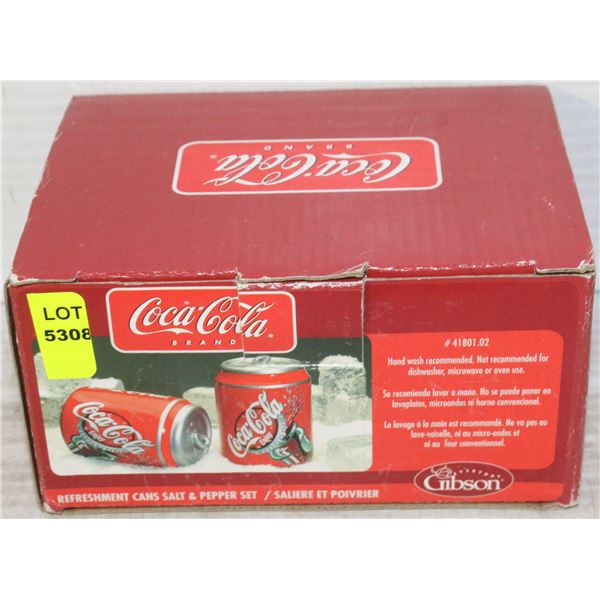COCA COLA SALT AND PEPPER SET