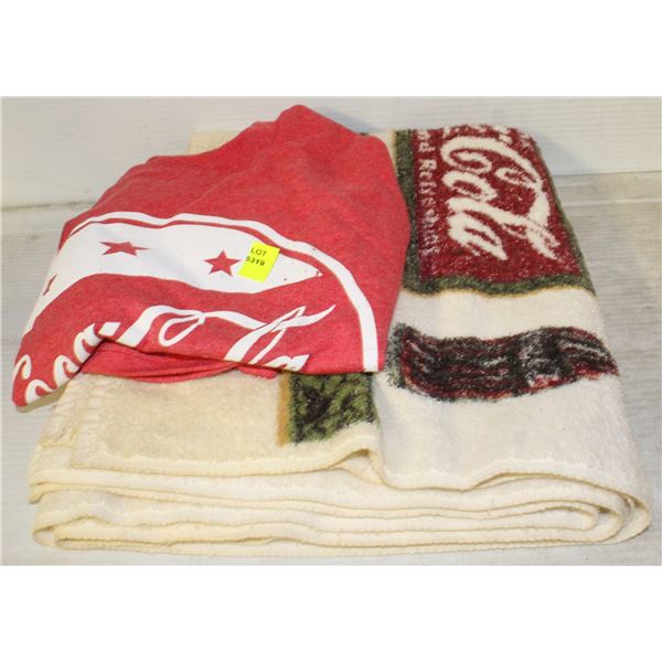 COCA COLA T-SHIRT AND TOWEL