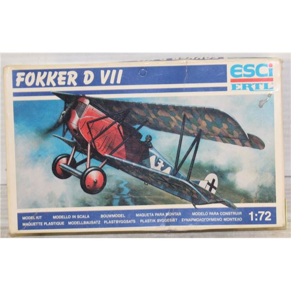 ESCI ERTL FOKKER D VII 1:72 SCALE PLANE