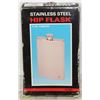 STAINLESS STEEL HIP FLASK 9 0Z
