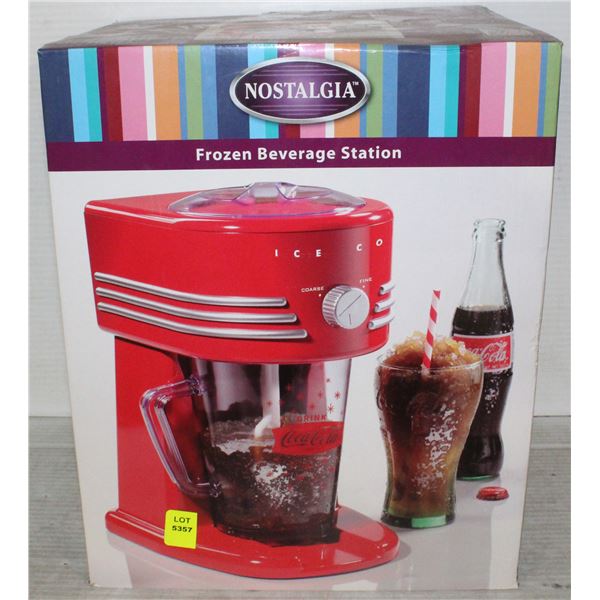 NOSTALGIA COCA COLA FROZEN BEVERAGE STATION