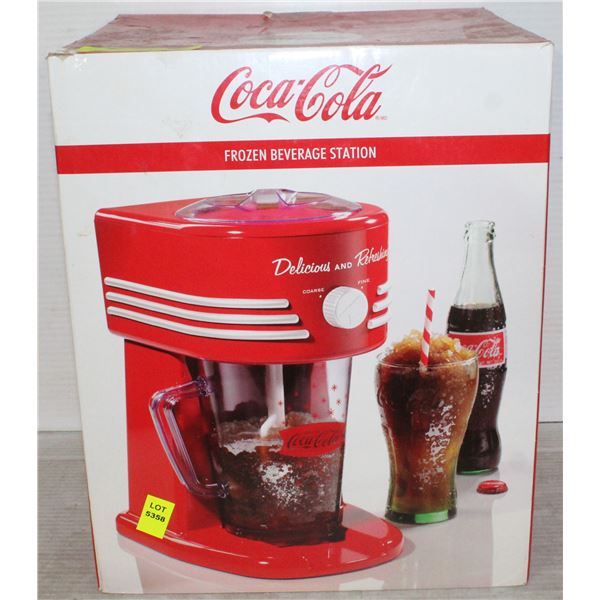 NOSTALGIA COCA COLA FROZEN BEVERAGE STATION