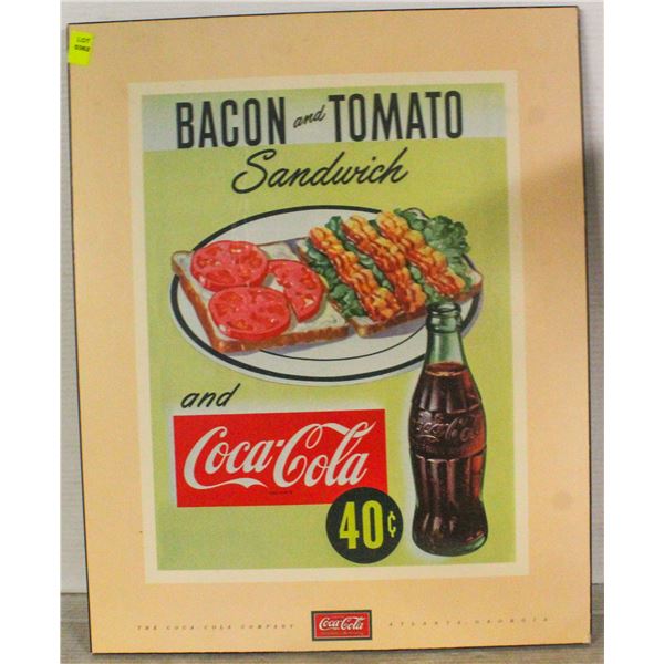 SANDWICH AND COCA COLA SIGN