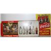 4 COCA COLA COLLECTIBLE TRAYS/SIGNS