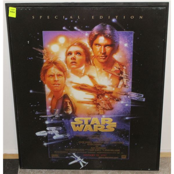 STAR WARS LIMITED EDITION MOVIE SIGN