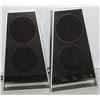 ALTEC PAIR OF BLACK SPEAKERS