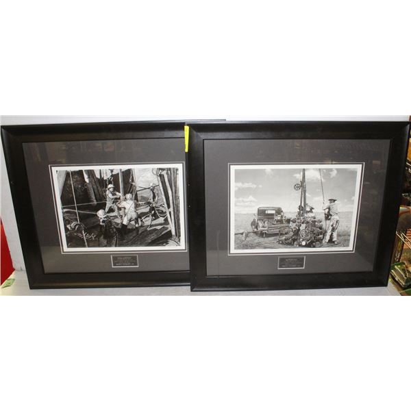 2 PAINTINGS OF EXPERTISE AND EXHAUSTION