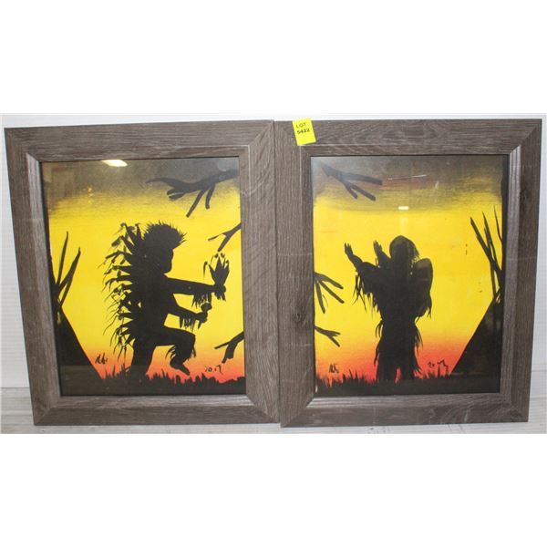 2 NATIVE PAINTINGS